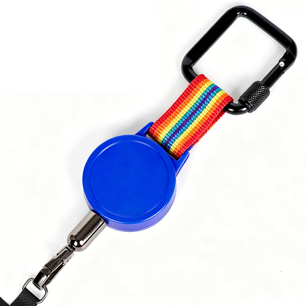 2Pcs Retractable Phone Tether with Carabiner