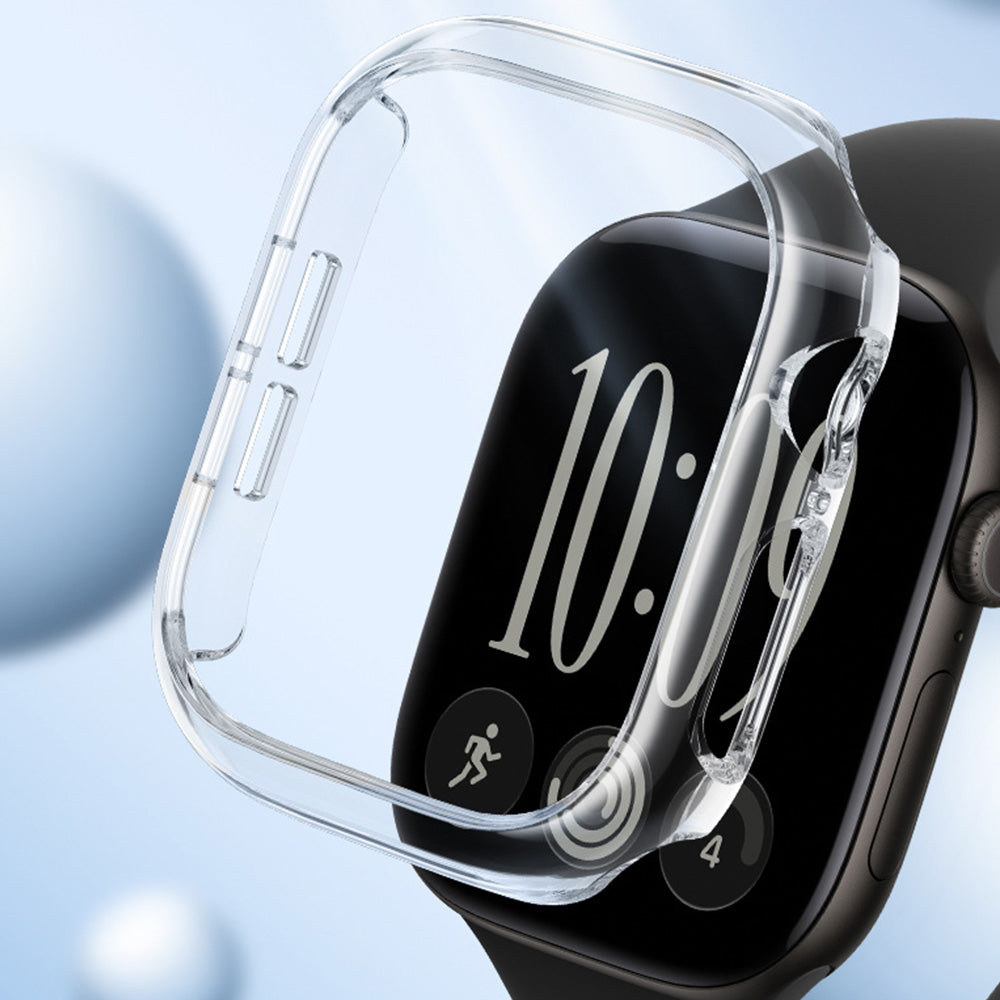 2 Piece Case and Screen Protector Set for Apple Watch Series 12 - Clear