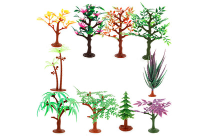 29Pcs  Floor Play Mat Rug Traffic Road Signs Car Track City Carpet Toy with 10 Trees