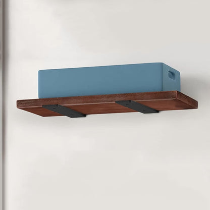 2Pcs Hidden Shelf Brackets 0.4 cm Thick for Floating Shelf Support
