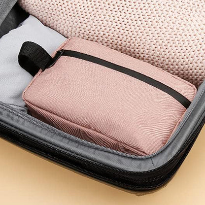 Travel Toiletry Bag Cosmetic Organizer for Women Men-Pink