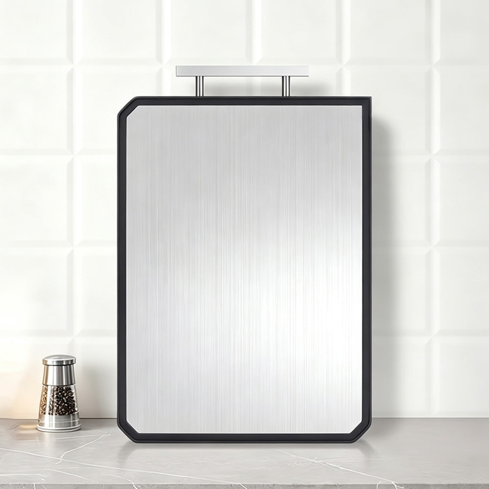 Double Sided Titanium Alloy and Wheat Straw PP Cutting Board