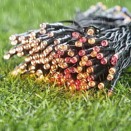 Outdoor Solar String Lights with 8 Modes for Garden Decoration - Wharm White