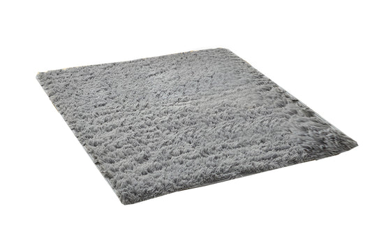 Soft Modern Indoor Shaggy Rug for Bedroom Livingroom Dorm Decor-Gray