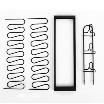 2 Piece Metal Hat Organizer Racks for 8 Caps and 3 Glasses Each
