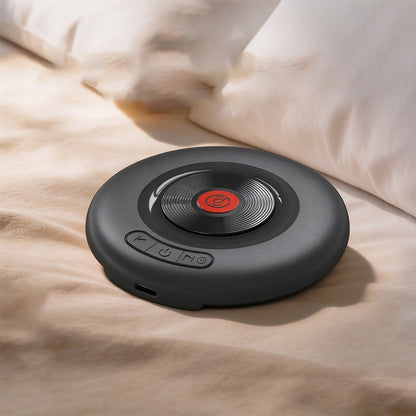 Bluetooth 6.0 Pillow Speaker Ultra Thin Sleep Speaker - Black
