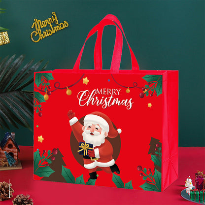 24 Pack Christmas and Halloween Handled Gift Shopping Bags - Red