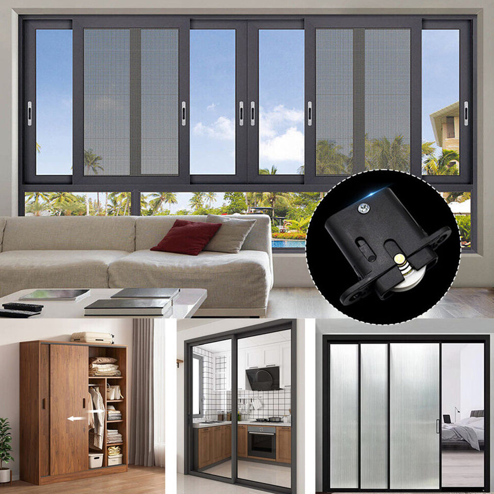 5Pcs Replacement Sliding Door Rollers Wheels Security Screen Sliding Parts