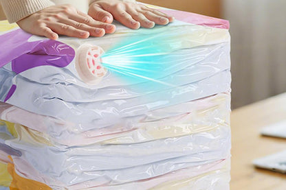 4Pcs Self Sealing No Vacuum Compression Bags