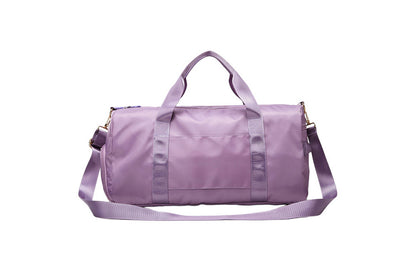 Sports Duffel Bag for Gym with Wet Pocket Shoe Compartment-PurPle