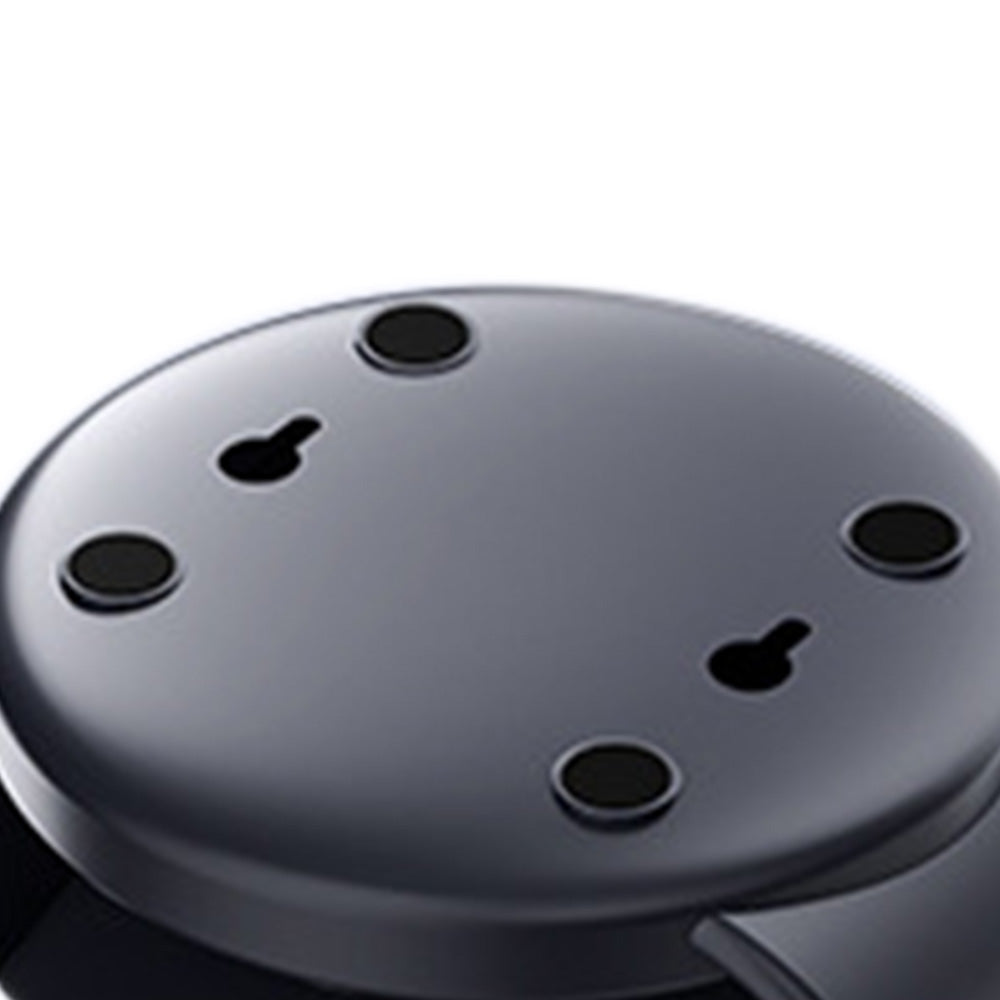 Quiet Table Fans Wall-Mounted Digital Display Rechargeable Fan for Home Office Kitchen Travel Camping Purple