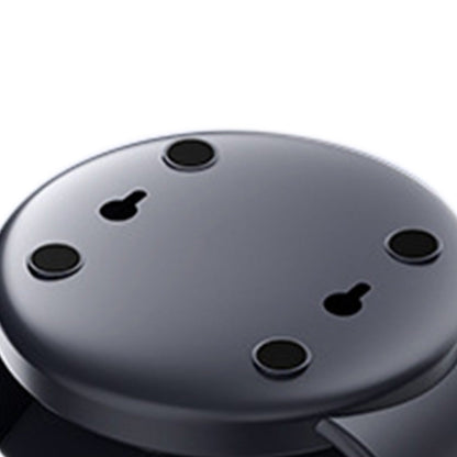 Quiet Table Fans Wall-Mounted Digital Display Rechargeable Fan for Home Office Kitchen Travel Camping Purple