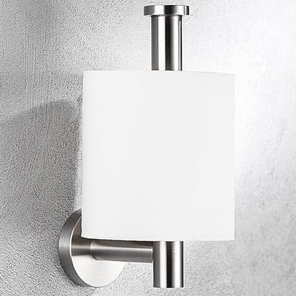 4 Pcs Bathroom Hardware Set Stainless Steel Wall Mounted Accessories-Silver