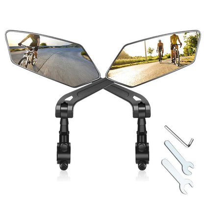 Adjustable Rotatable Rearview Mirror for Mountain Bike Handlebar
