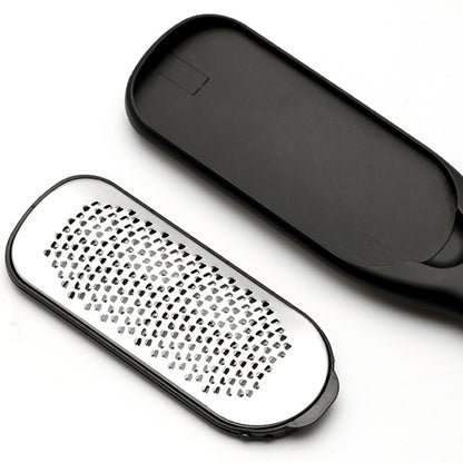 2 Sides Safe Metal Foot File Pedicure Callus Remover Foot Care Metal Surface Tool -Black