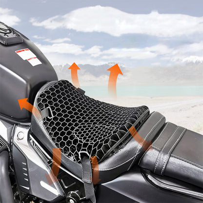 Motorcycle Gel Seat Cushion for Comfortable Long Rides