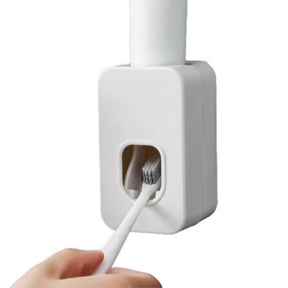 Toothbrush Holders for Bathrooms with Automatic Toothpaste Squeezer