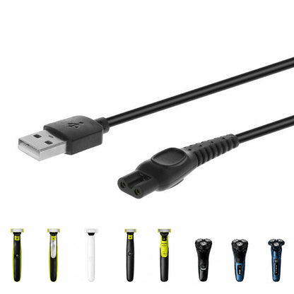 2 Pack 5V USB Charging Cables for Philips Shavers