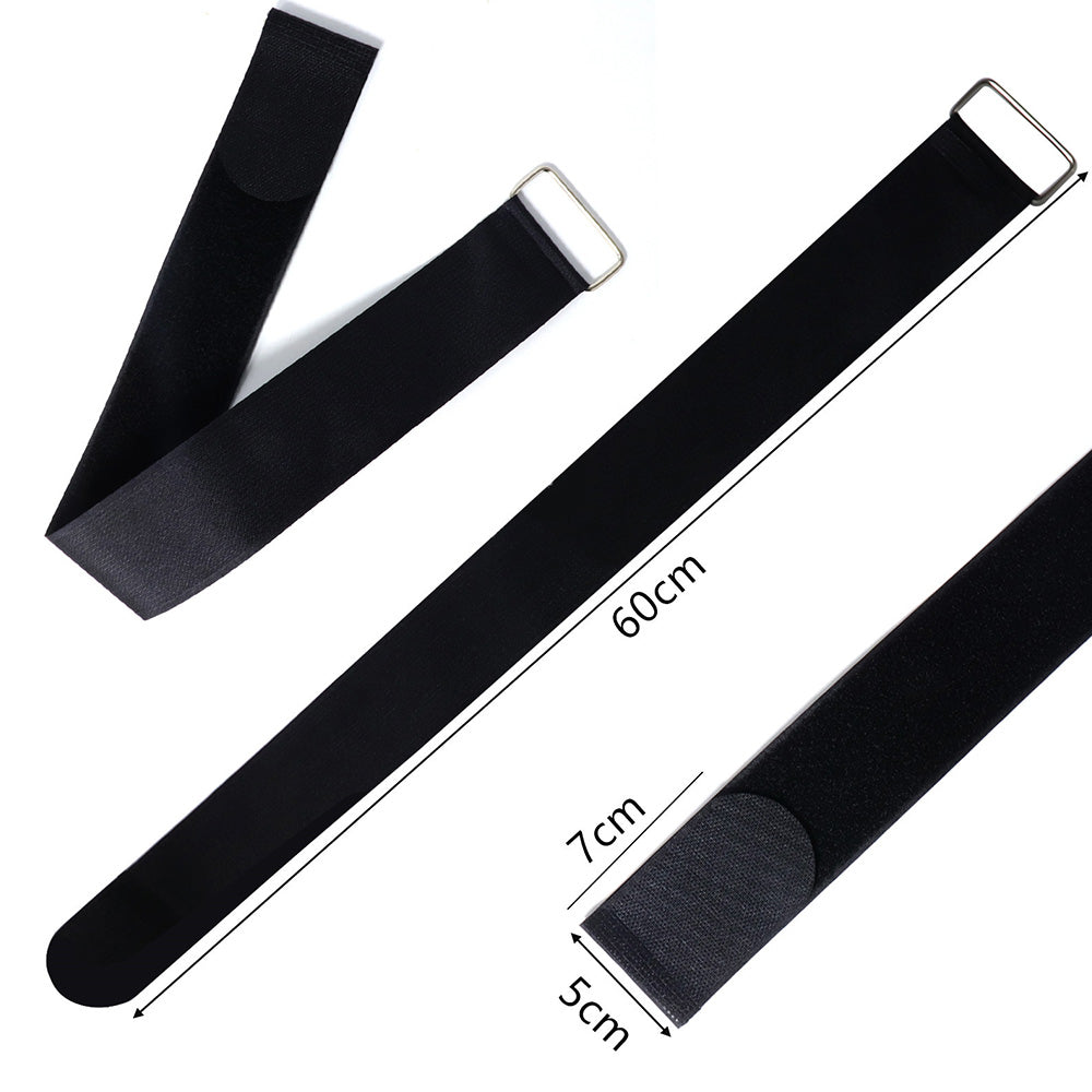 6 Pcs Adjustable Ellipse Pedal Straps for Leg Exerciser Machine Fitness Home Sports Accessories