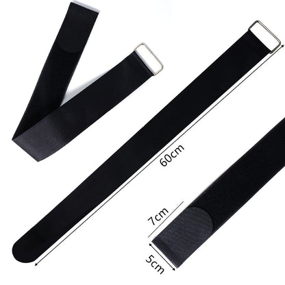 6 Pcs Adjustable Ellipse Pedal Straps for Leg Exerciser Machine Fitness Home Sports Accessories