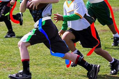 2Pcs Adjustable Flag Football Belt with Belt and Flags for Youths Adults