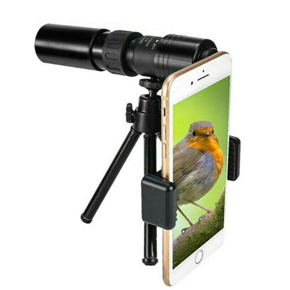 10-300x40mm Zoom Lens Monocular Telescope for iPhone Android Bird Watching