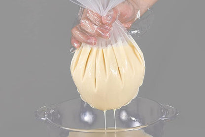 Reusable Mesh Filter Bags with Stainless Steel Handle Frame for Nut Milk Coffee