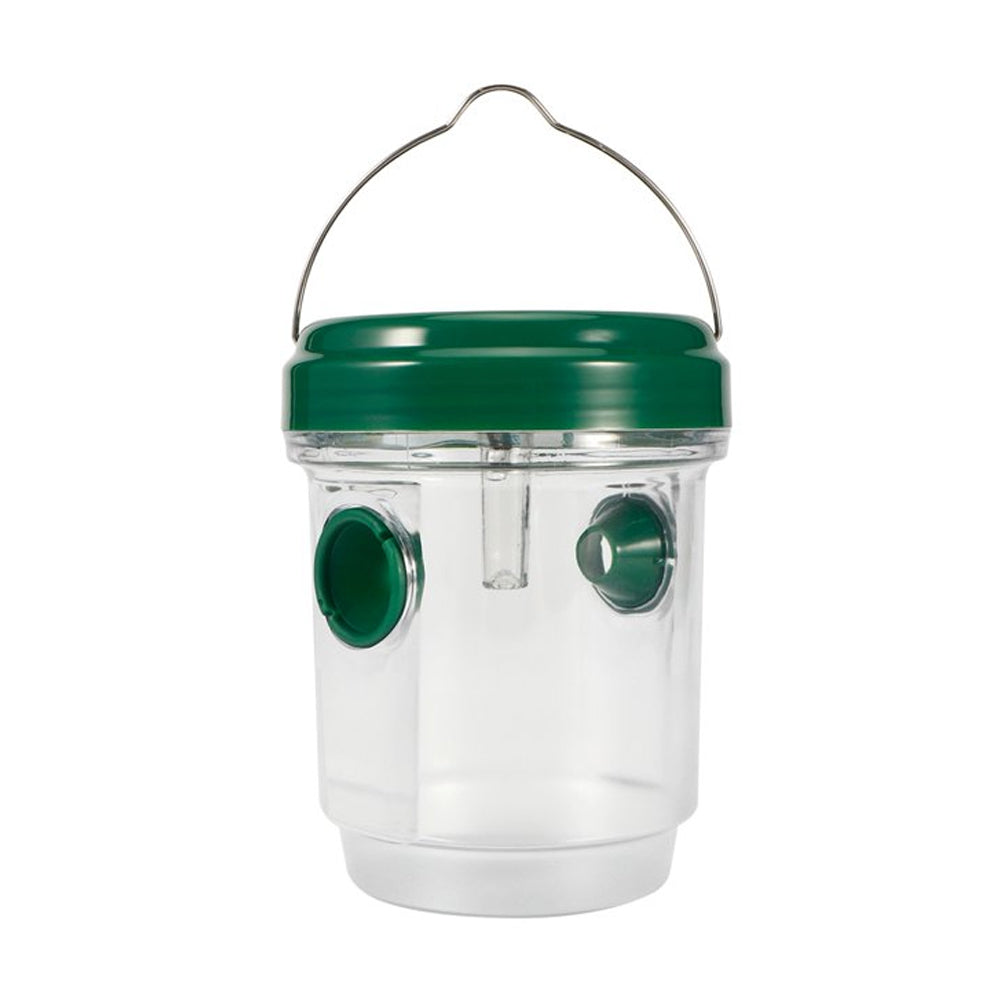 2Pcs Solar Powered Wasp Bee Trap Outdoor Hanging Fruit Flies Traps Catcher