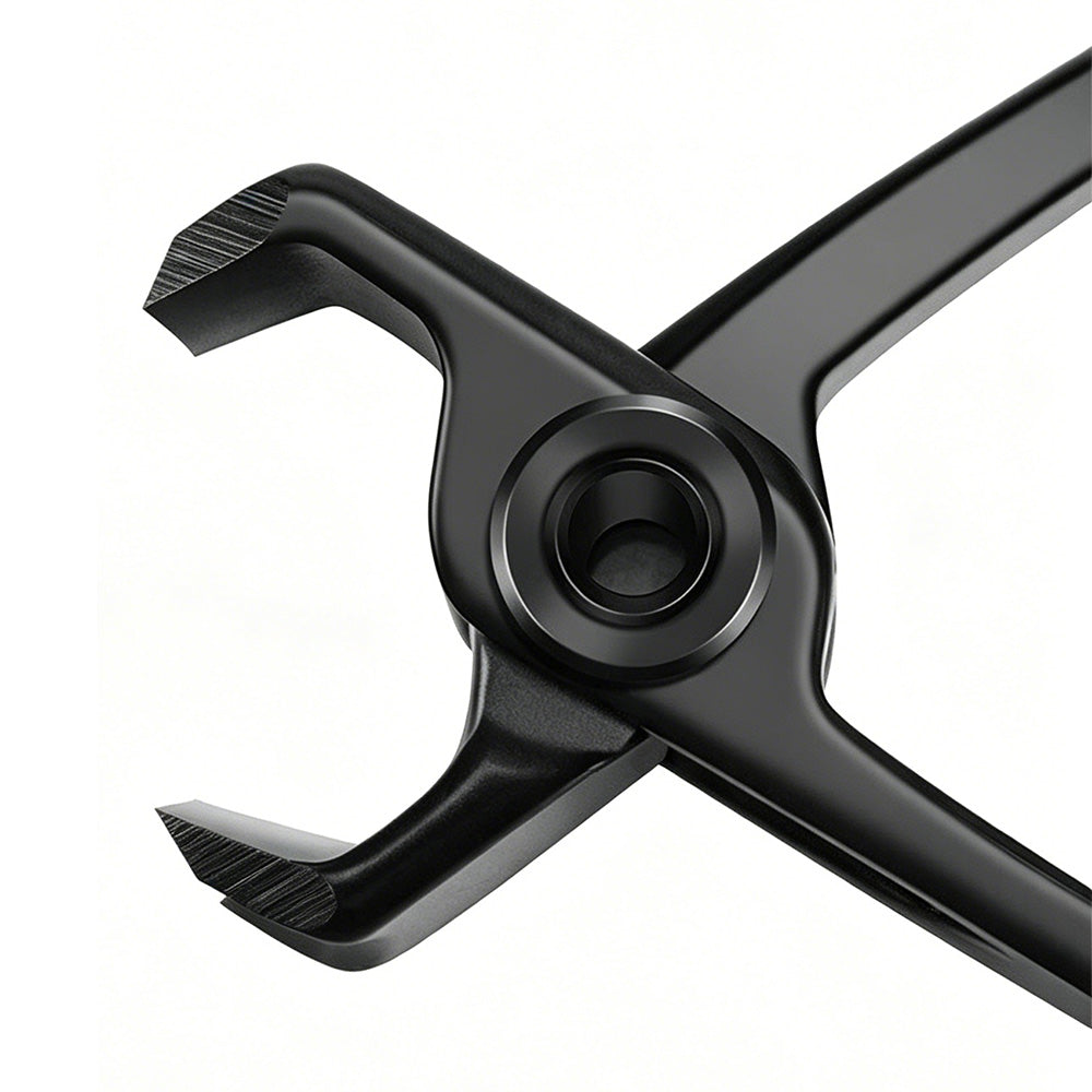 Wide Jaw Nail Clipper Strong Stainless Steel Toenail Cutter for Thick Nails-Black