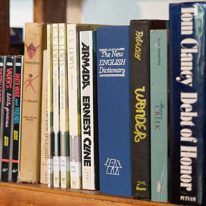 Dictionary Book Secret Money Case  Key Lock Jewellery Security Box  Navy