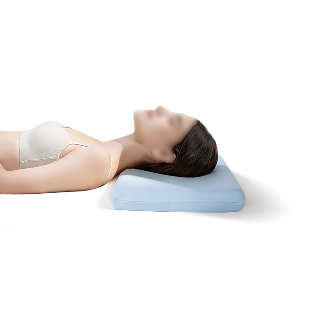Soft Ultra Thin Pillow Cooling Memory Foam Pillow - Blue