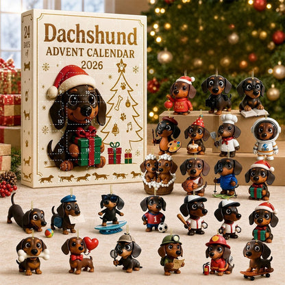 Dachshund Advent Calendar 24 Day Christmas Countdown for Adults