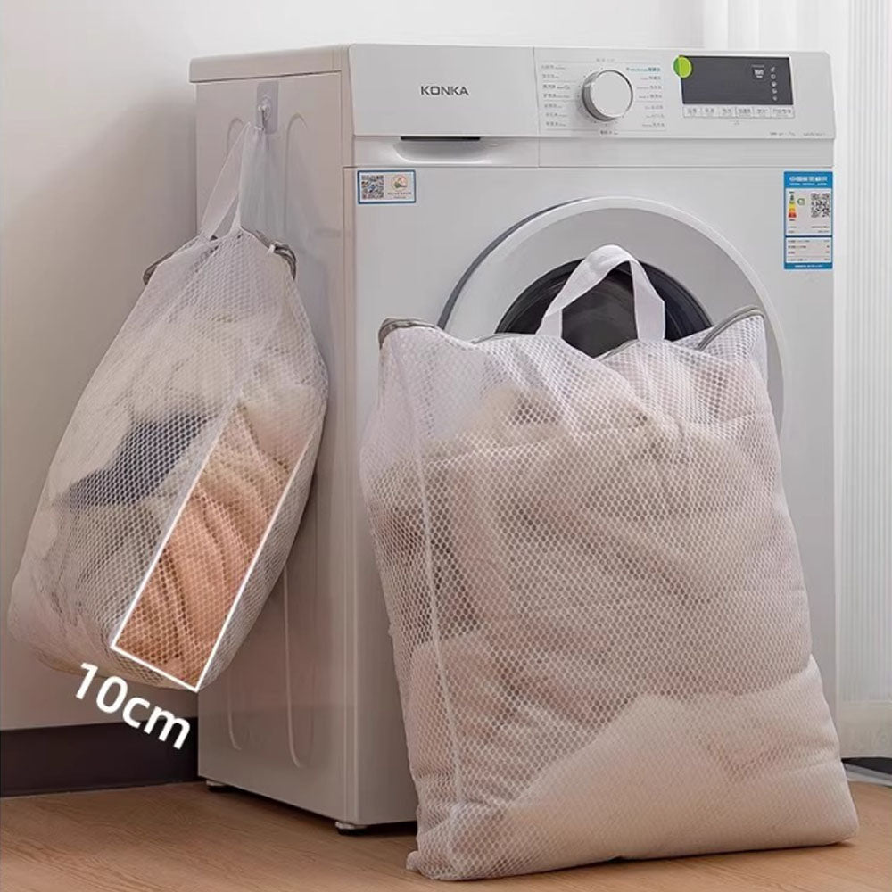 4 Pack 3D Polyester Mesh Laundry Bags with Handles