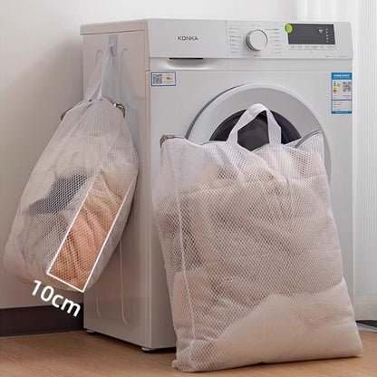 4 Pack 3D Polyester Mesh Laundry Bags with Handles