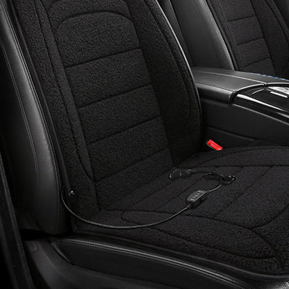 Car Seat Cushion 12V Heated - Black