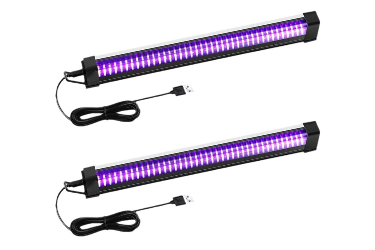 2 Piece Party Glow LED UV Black Light Bar