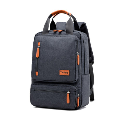 Laptop Backpack Shoulder Bag for Travel School Business Work School Dark Gray