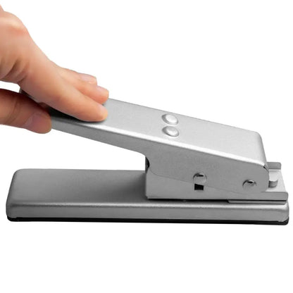 DIY Guitar Pick Punch Cutter Tool-Silver