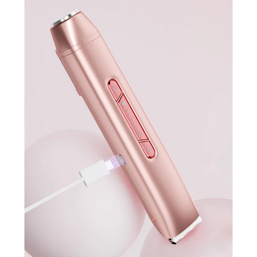 2 in 1 Women Electric Shaver Dual Head Trimmer for Bikini Underarm Leg Arm Face