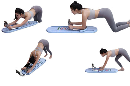 Pilates Board Multifunctional Ab Core Trainer Foldable for Full-Body Toning