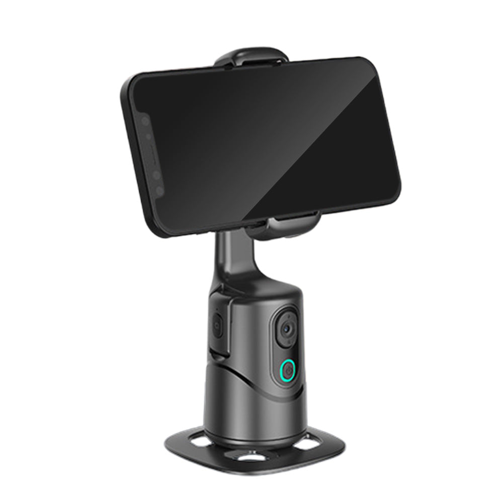 AI Smart Tracking Phone Gimbal 360-Degree Rotating  Gesture Control Bluetooth Remote Face and Body Tracking