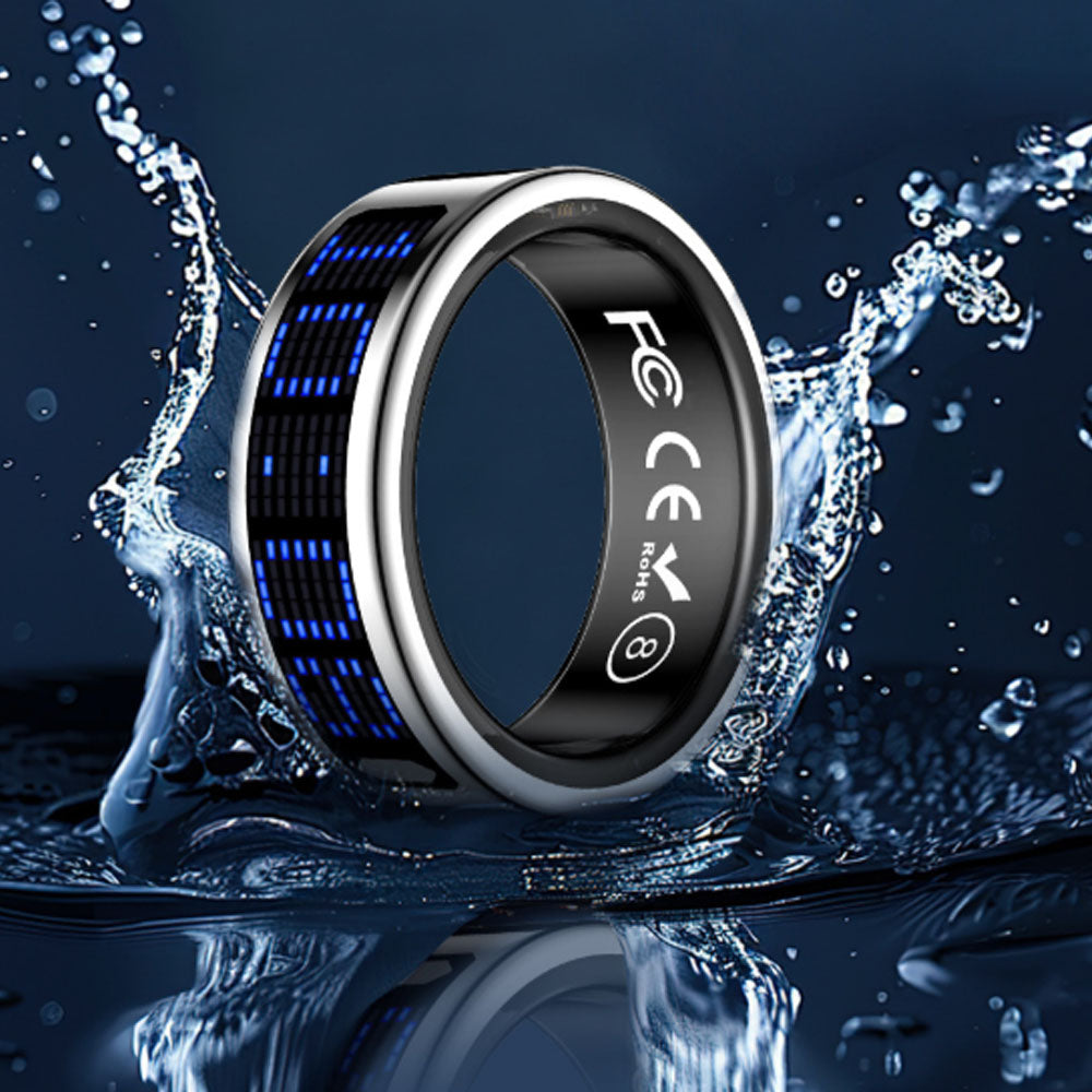 IP68 Waterproof Smart Ring-Silver