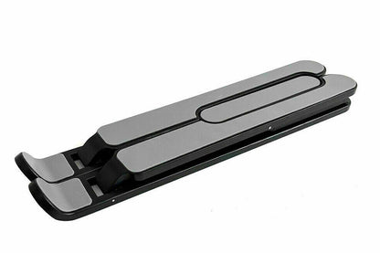 Adjustable Height Foldable Aluminum Laptop Stand - Black