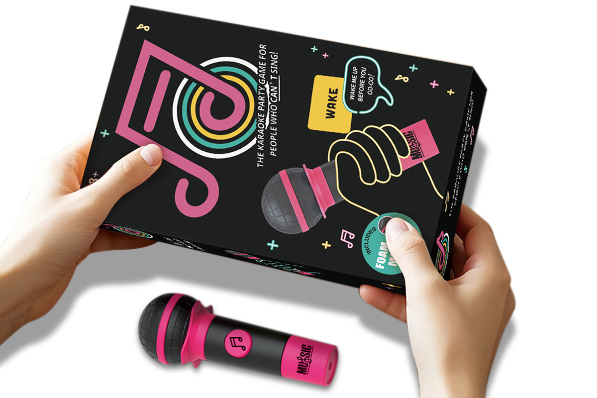 Karaoke Microphone Party Game Card Set Family Board Game for Adults