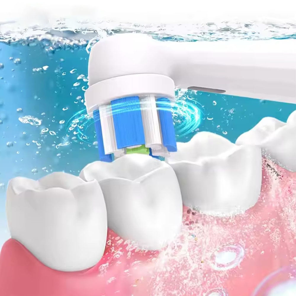 4Pcs Replacement Toothbrush Heads Compatible with OralB io Series-White