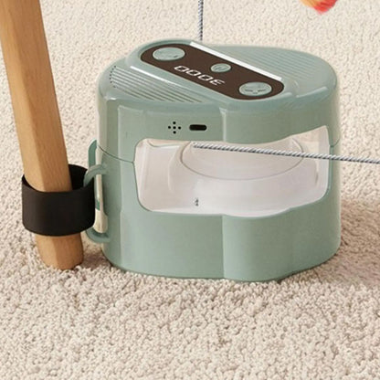 Interactive Cat Toy Automatic Moving And Enrichment Toy For Indoor Cats-Green