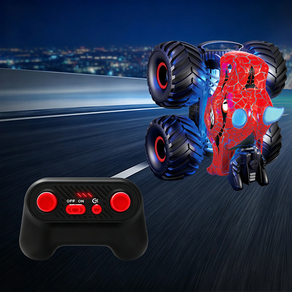 2.4G Remote Control Dinosaur Spray Off Road Truck - Red