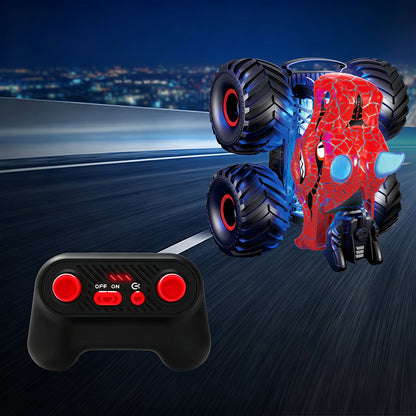 2.4G Remote Control Dinosaur Spray Off Road Truck - Red