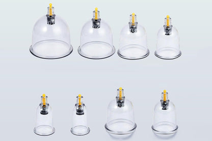 32Pcs Cupping Set with Pump Chinese Acupoint Cupping Therapy for Cellulite Reduction