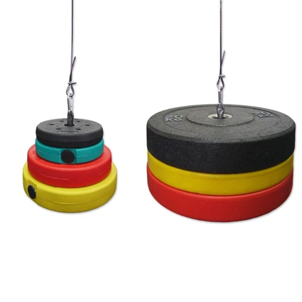 8 Pcs Pulley System Cable Attachment Pull Down Machine DIY Home Gym Workout Kit